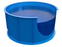 Купель круглая 1,2 м x 1,2 м x 5 мм